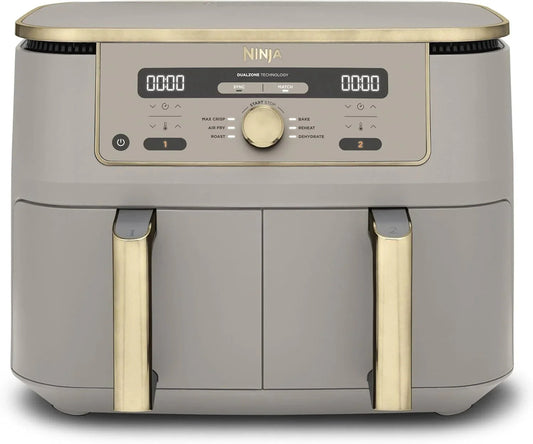 MAX Dual Zone Digital Air Fryer – 9.5L Capacity, 2 Drawers, 6-in-1 Cooking Functions